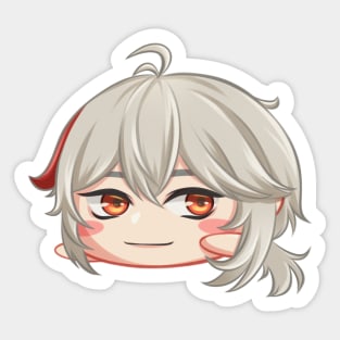 chibi kazuha genshin fanart Sticker